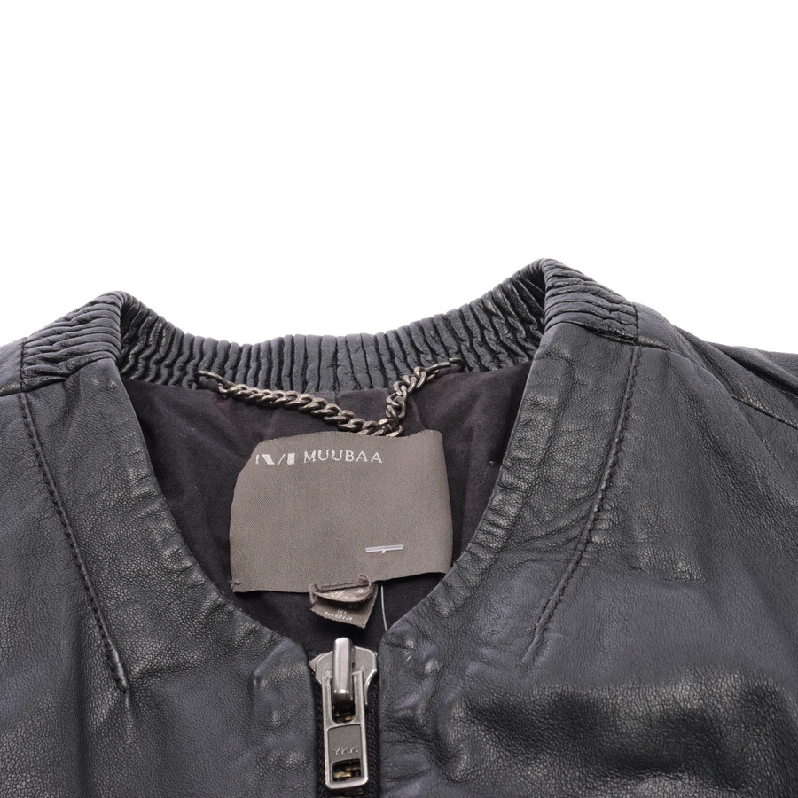 Image 3 of LeatherJacket 32 Black in color Black | Vite EnVogue