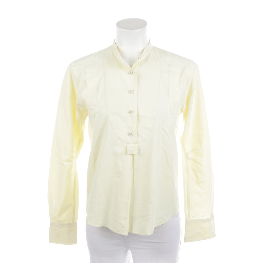 Image 1 of Shirt Blouse M Pastel Yellow in color Yellow | Vite EnVogue