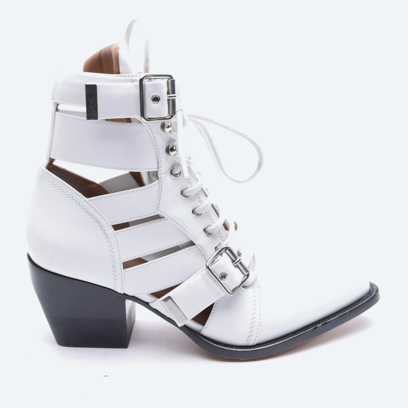 Image 1 of Ankle Boots EUR 41.5 White in color White | Vite EnVogue