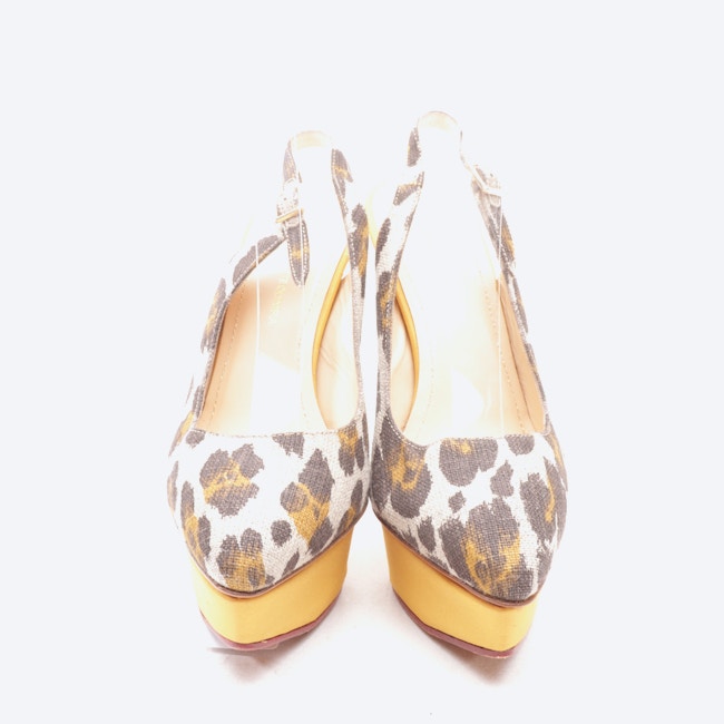 Image 2 of Slingbacks EUR 40 Mustard Yellow in color Yellow | Vite EnVogue