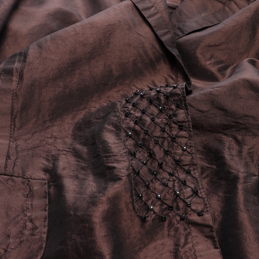 Image 3 of Silk Blazer 42 Dark brown in color Brown | Vite EnVogue