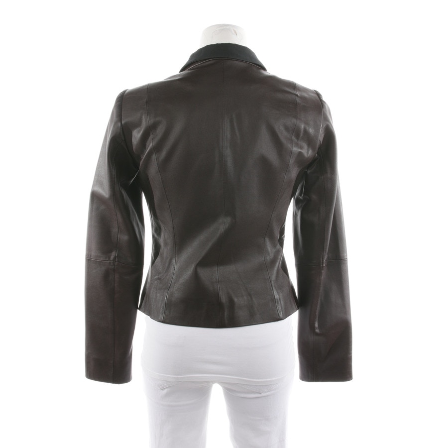 Image 2 of LeatherJacket S Mahogany Brown in color Brown | Vite EnVogue