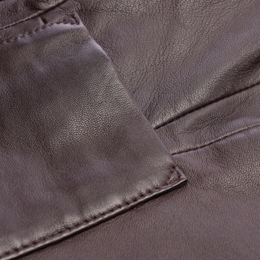 Image 4 of LeatherJacket S Mahogany Brown in color Brown | Vite EnVogue