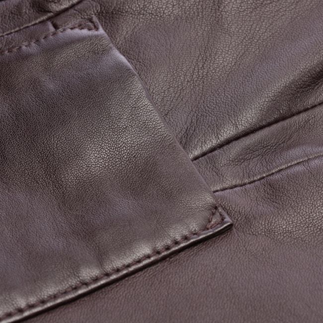 Image 4 of LeatherJacket S Mahogany Brown in color Brown | Vite EnVogue