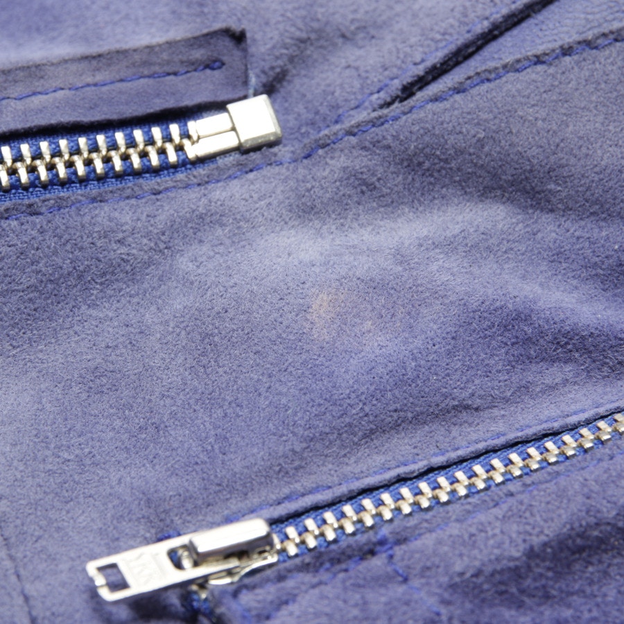 Image 4 of LeatherJacket 38 Blue in color Blue | Vite EnVogue