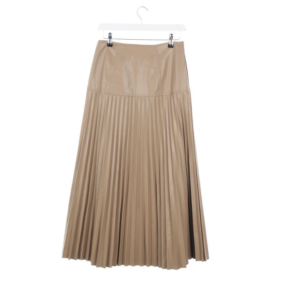 Image 2 of Leather Skirt 32 Light Brown in color Brown | Vite EnVogue