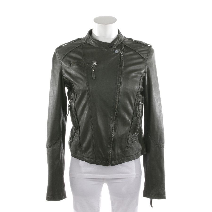 Image 1 of LeatherJacket L Gray in color Gray | Vite EnVogue
