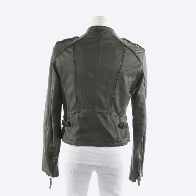 Image 2 of LeatherJacket L Gray in color Gray | Vite EnVogue