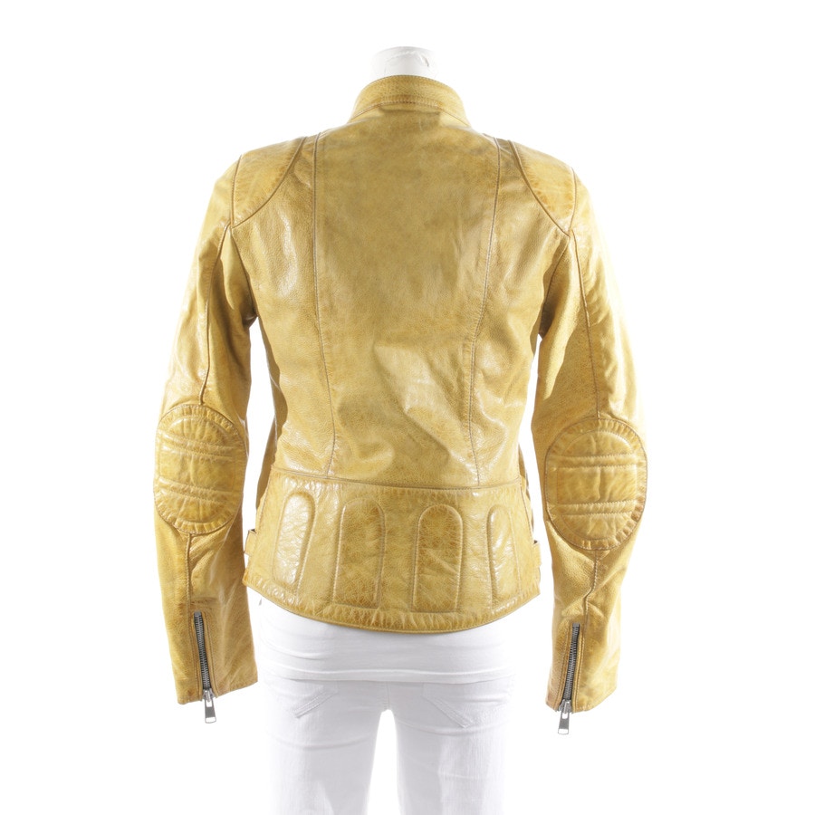 Image 2 of LeatherJacket 36 Yellow in color Yellow | Vite EnVogue
