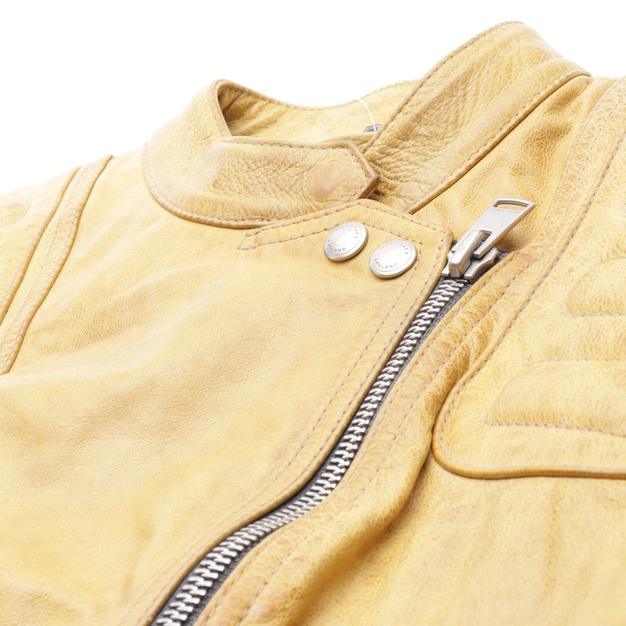 Image 3 of LeatherJacket 36 Yellow in color Yellow | Vite EnVogue