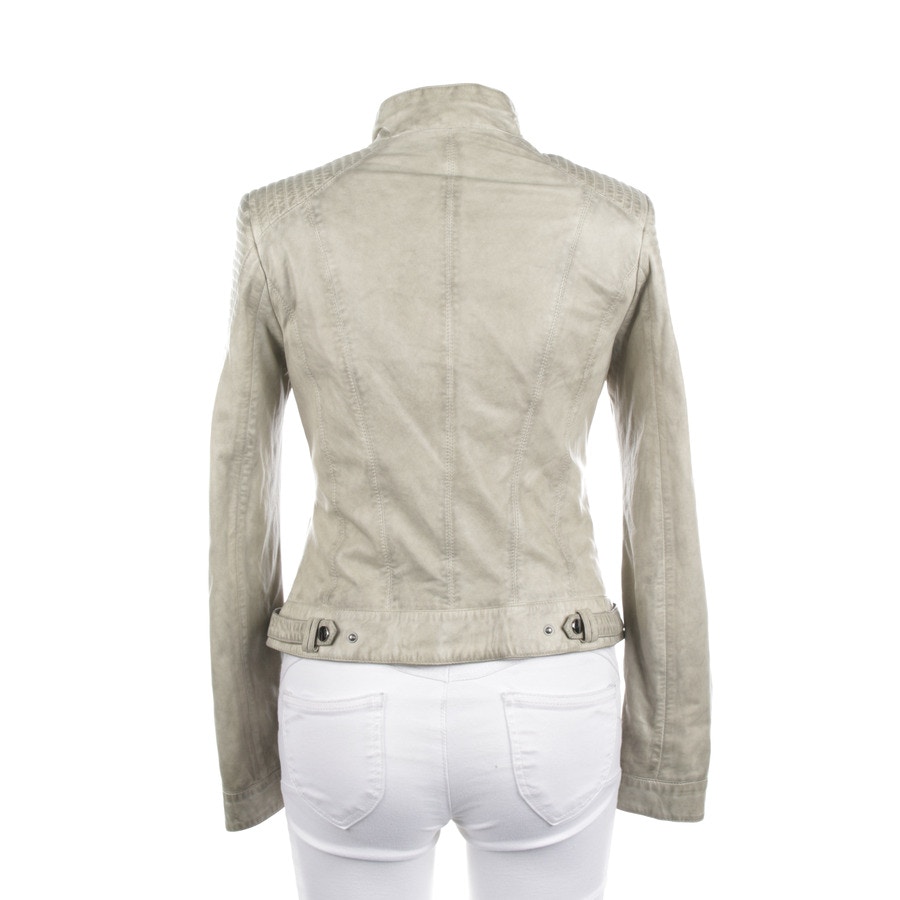 Image 2 of LeatherJacket 38 Gray in color Gray | Vite EnVogue