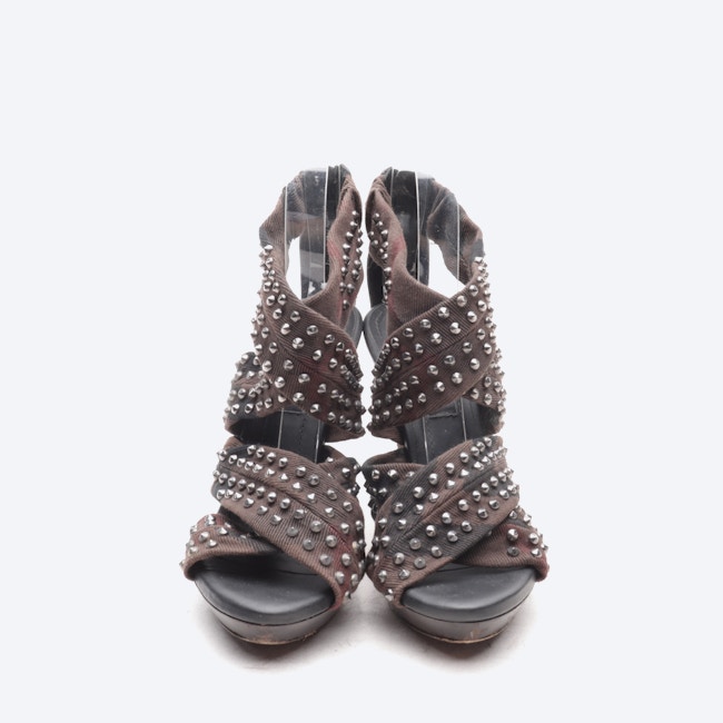 Image 2 of Heeled Sandals EUR 36 Dark brown in color Brown | Vite EnVogue