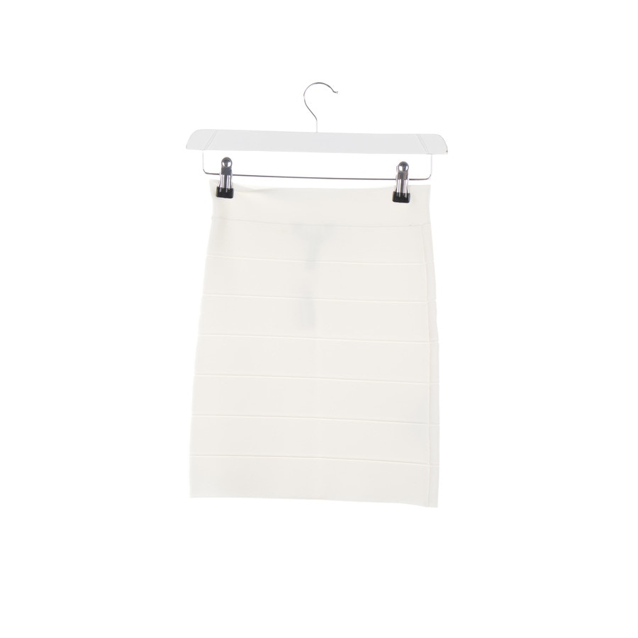 Image 2 of Mini Skirt S White in color White | Vite EnVogue