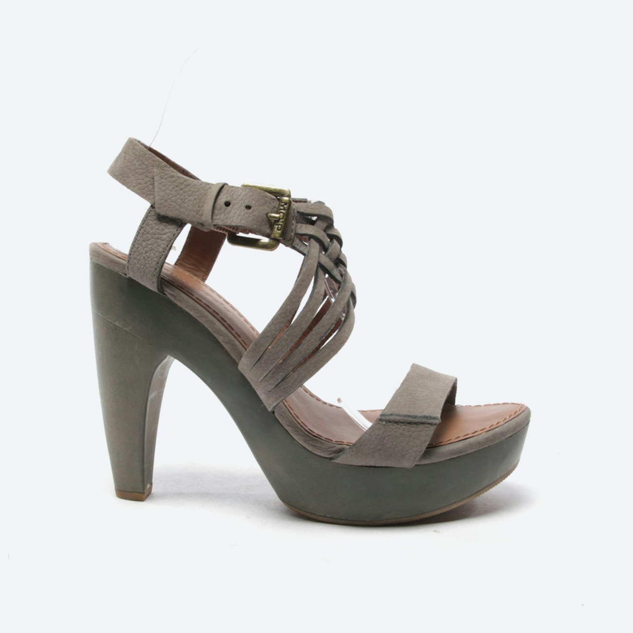 Image 1 of Heeled Sandals EUR 36 Gray in color Gray | Vite EnVogue