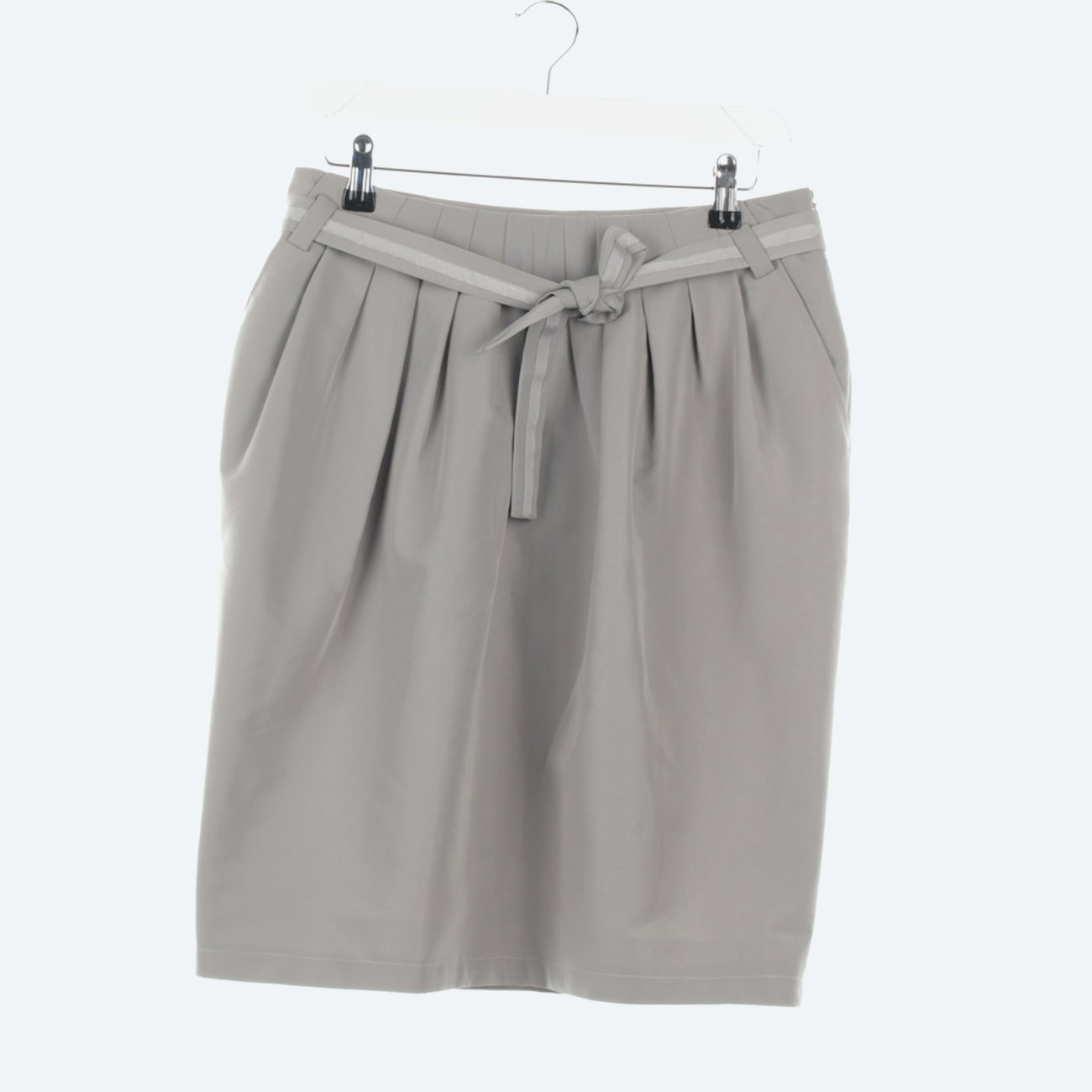 Image 1 of Skirt 36 Gray green in color Gray | Vite EnVogue