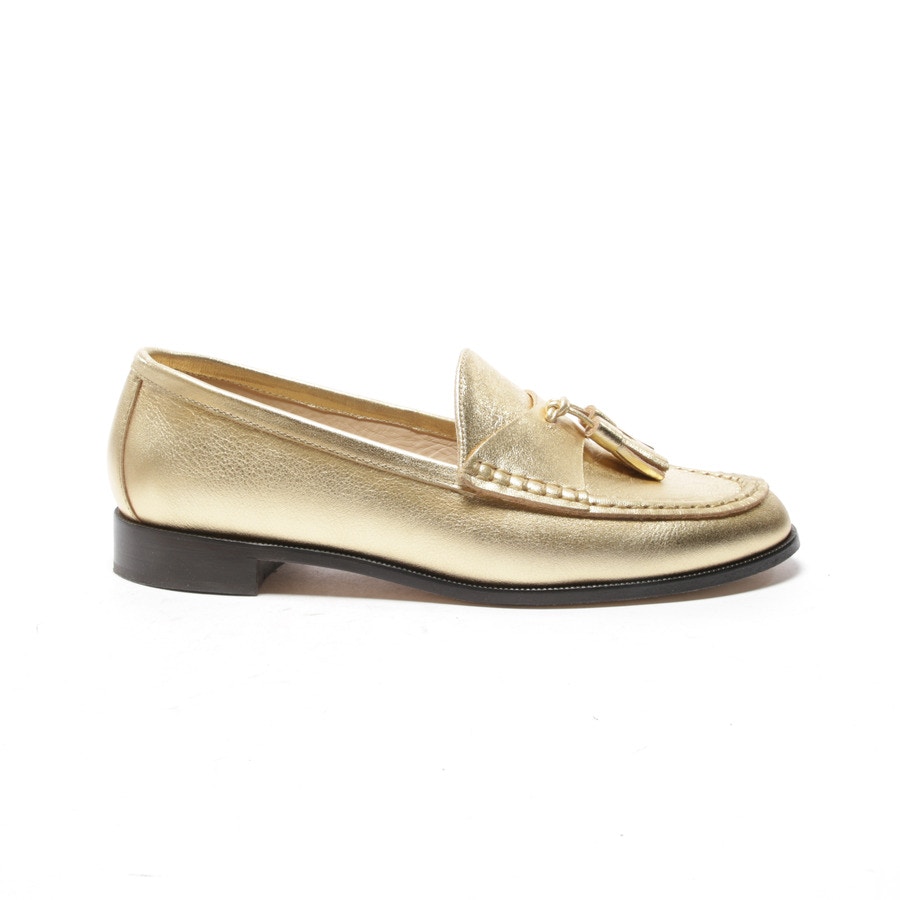 Image 1 of Loafers EUR 37 Gold in color Metallic | Vite EnVogue