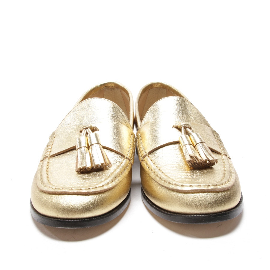 Image 2 of Loafers EUR 37 Gold in color Metallic | Vite EnVogue