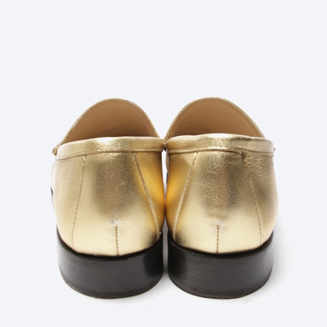 Image 3 of Loafers EUR 37 Gold in color Metallic | Vite EnVogue