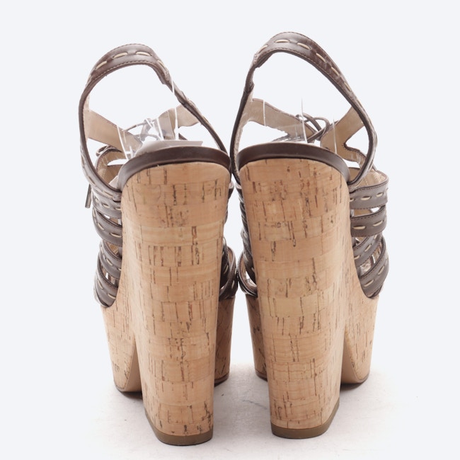 Image 3 of Heeled Sandals EUR 39 Dark brown in color Brown | Vite EnVogue