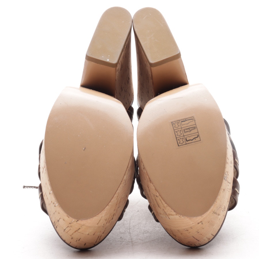 Image 4 of Heeled Sandals EUR 39 Dark brown in color Brown | Vite EnVogue