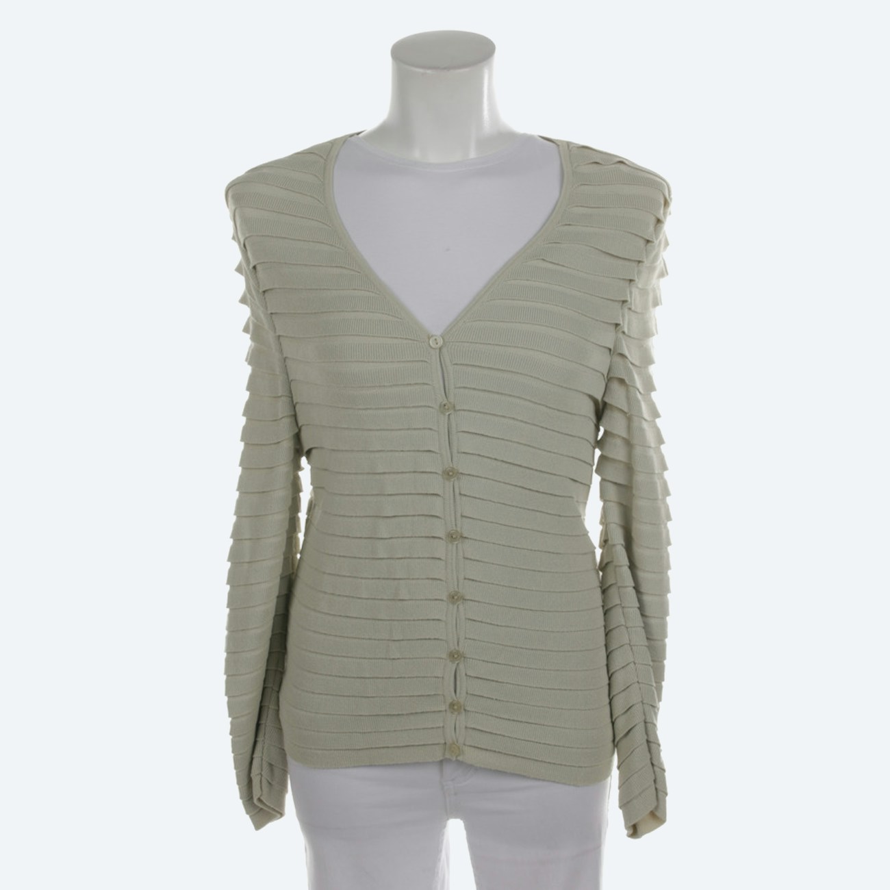 Image 1 of Cardigan 34 Pastel green in color Green | Vite EnVogue