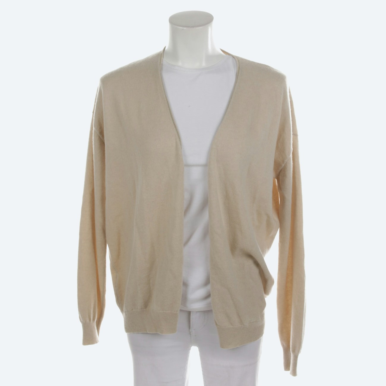 Image 1 of Cashmere Cardigan M Blanchedalmond in color Brown | Vite EnVogue