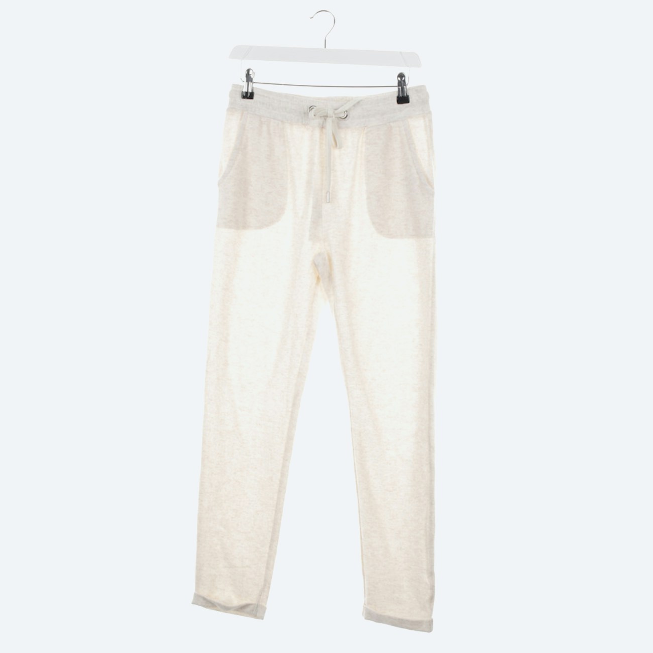 Image 1 of Trousers S Beige in color White | Vite EnVogue