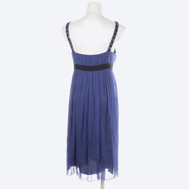 Image 2 of Silk Dress 40 Blue in color Blue | Vite EnVogue