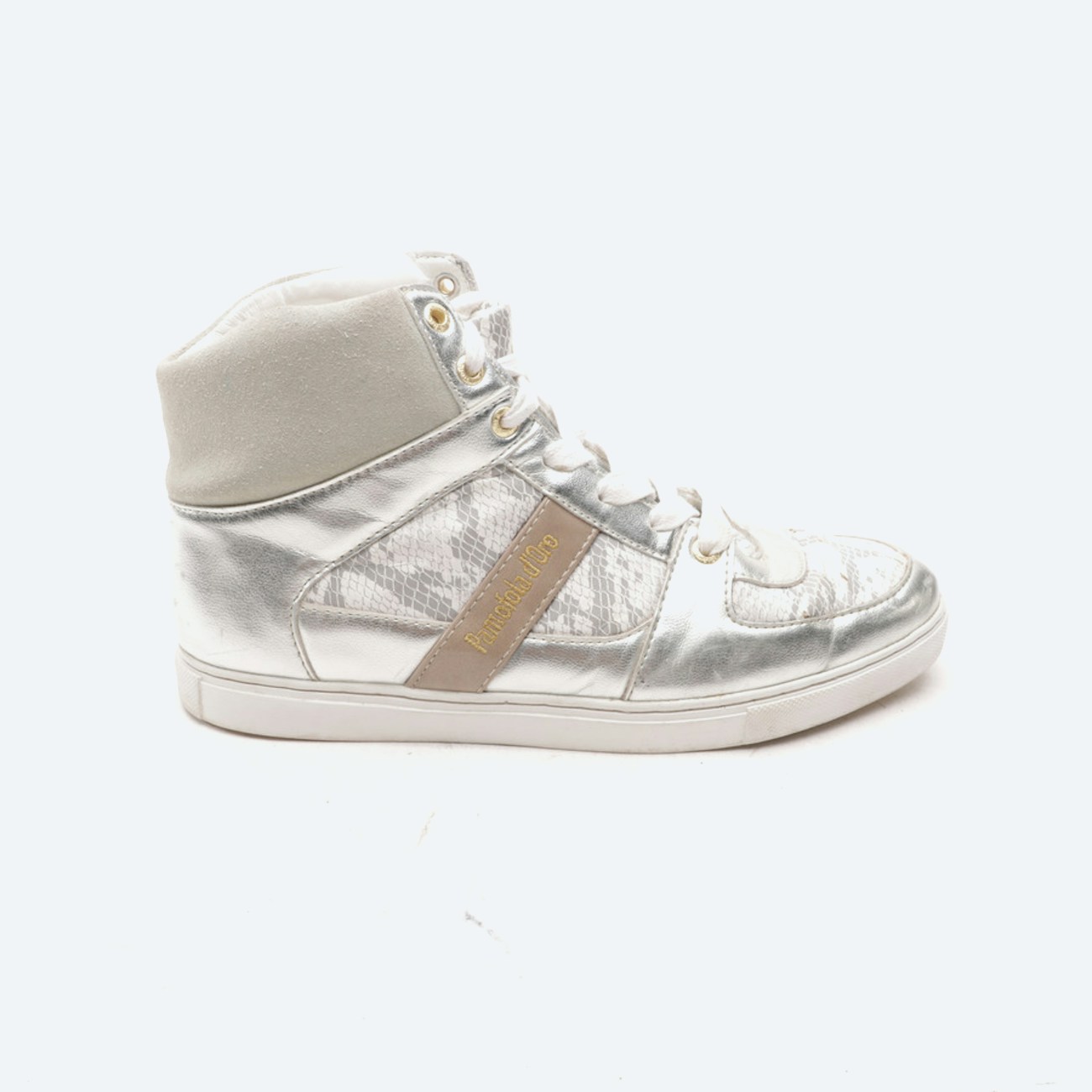 Image 1 of High-Top Sneakers EUR 41 Silver in color Metallic | Vite EnVogue