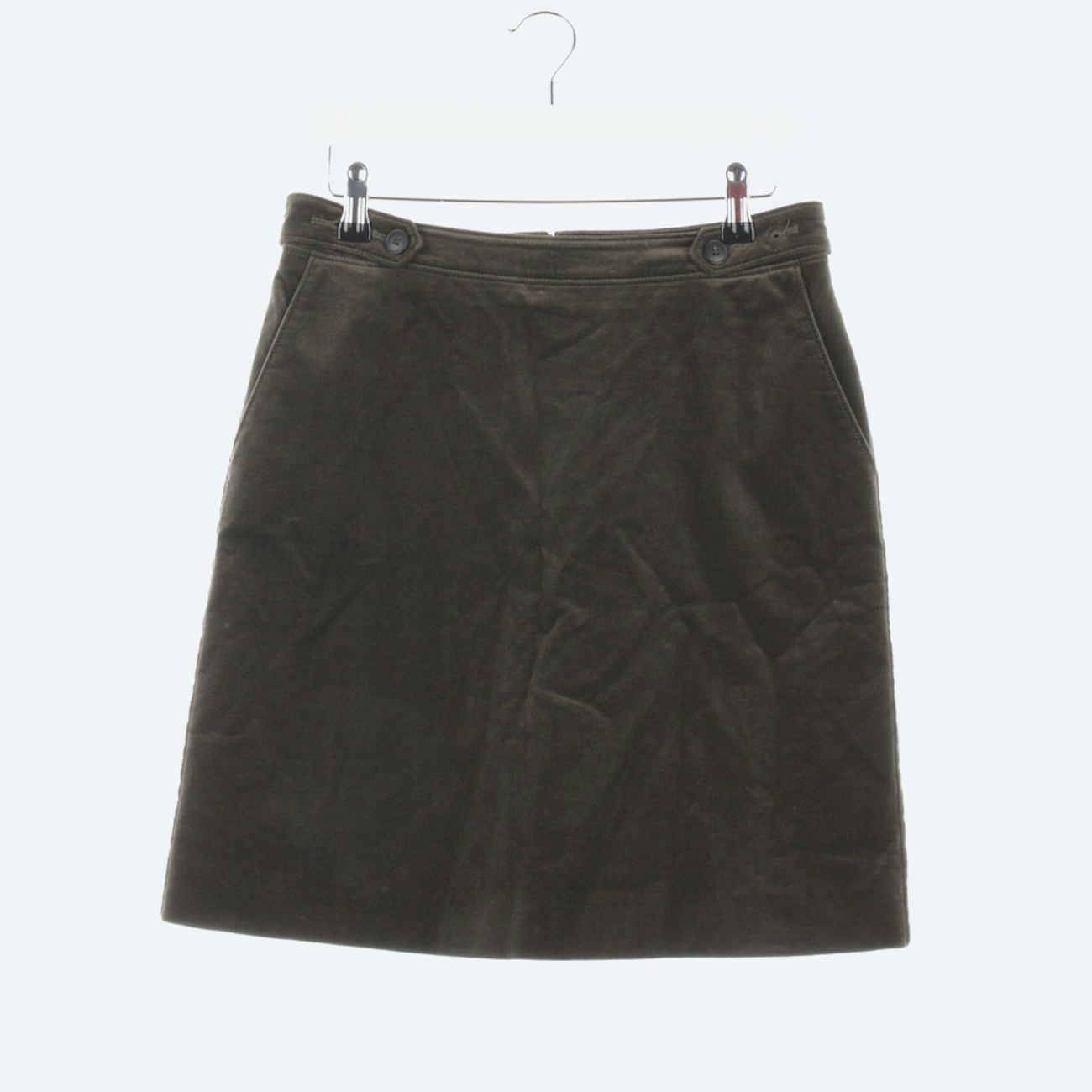 Image 1 of Skirt 34 Darkolivegreen in color Green | Vite EnVogue