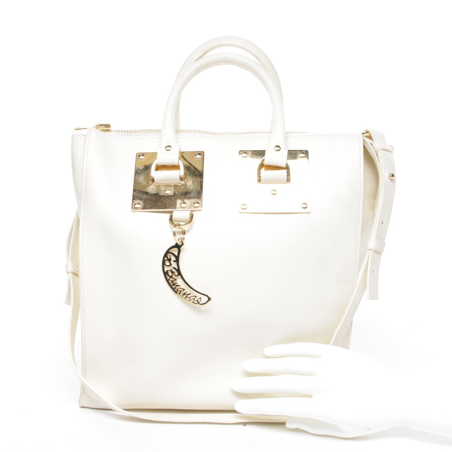 Image 4 of Crossbody Bag Beige in color White | Vite EnVogue