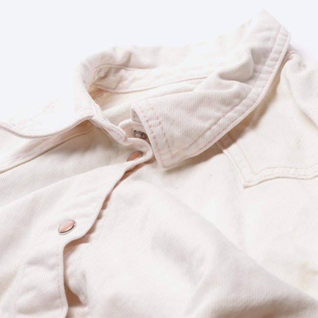 Image 3 of Jeans Jacket 40 Beige in color White | Vite EnVogue