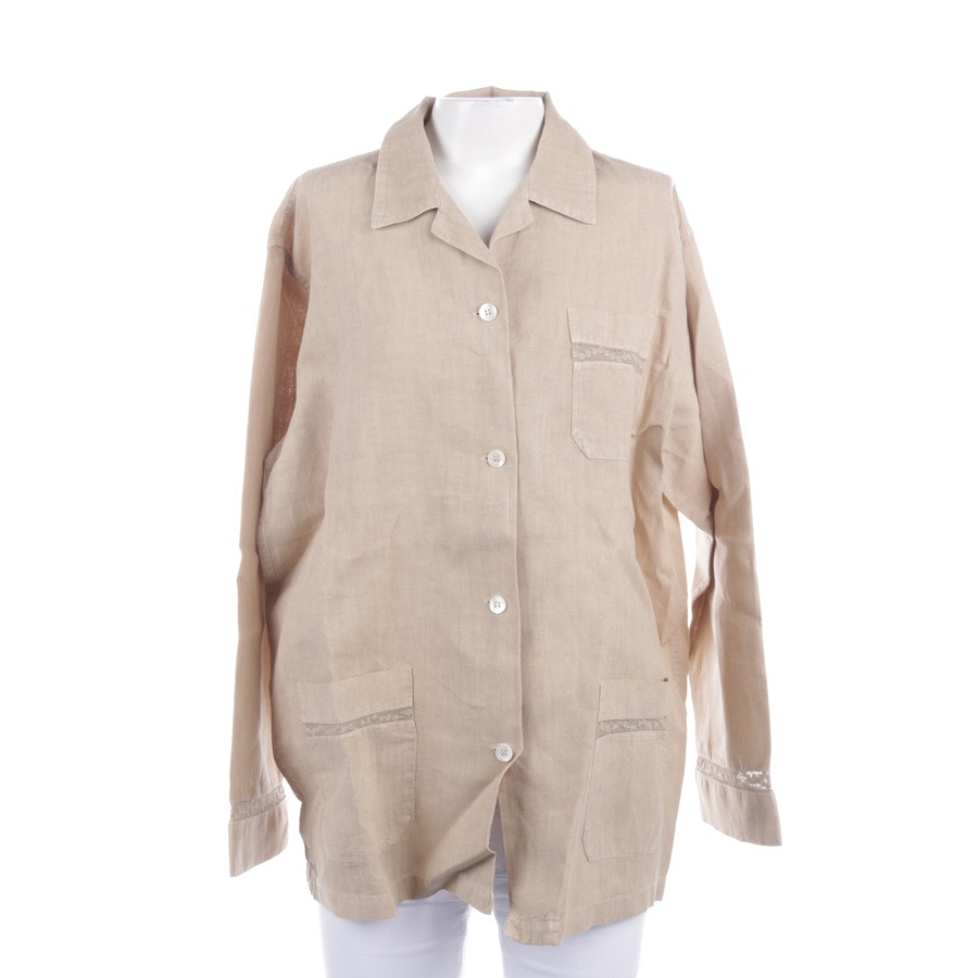 Image 1 of Linen Shirt 36 Tan in color Brown | Vite EnVogue