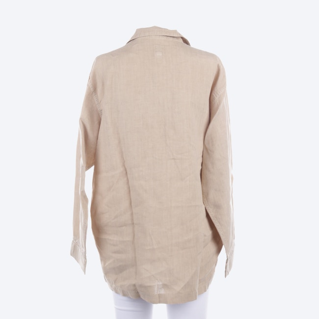 Image 2 of Linen Shirt 36 Tan in color Brown | Vite EnVogue