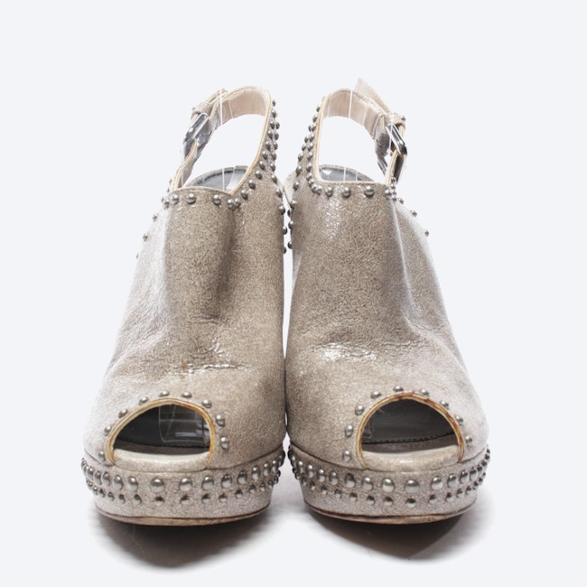 Image 2 of Heeled Sandals EUR 38.5 Tan in color Brown | Vite EnVogue