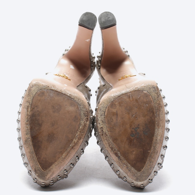 Image 4 of Heeled Sandals EUR 38.5 Tan in color Brown | Vite EnVogue