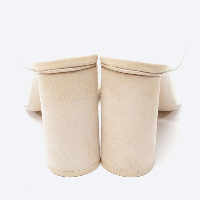Image 3 of Heeled Sandals EUR 36.5 Transparent in color White | Vite EnVogue