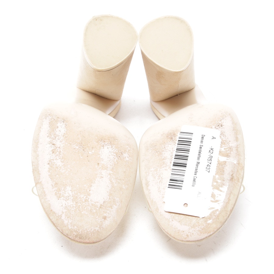 Image 4 of Heeled Sandals EUR 36.5 Transparent in color White | Vite EnVogue