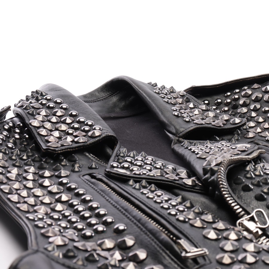 Image 3 of Leather Vest 48 Black in color Black | Vite EnVogue