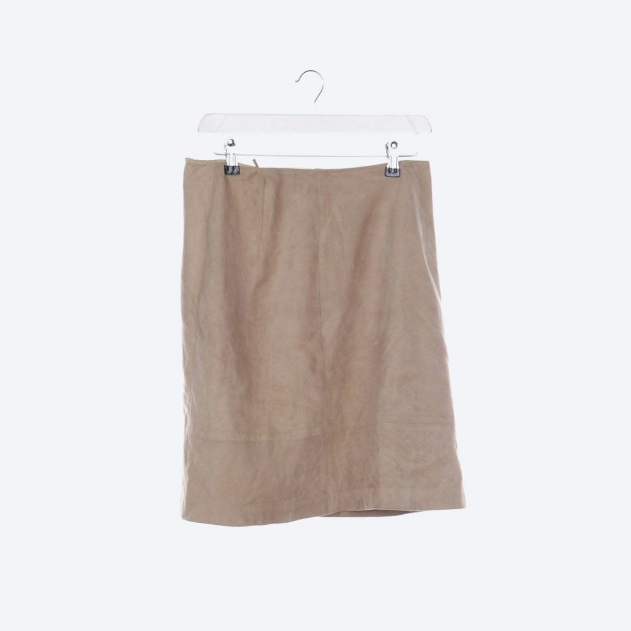 Image 1 of Skirt 38 Tan in color Brown | Vite EnVogue