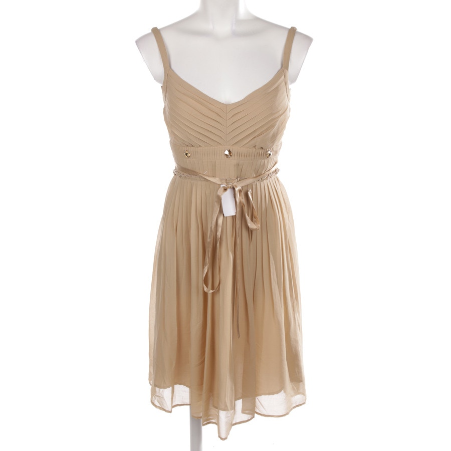 Image 1 of Silk Dress 36 Light Brown in color Brown | Vite EnVogue