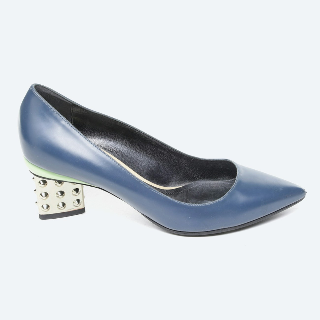 Image 1 of High Heels EUR 38.5 Steelblue in color Blue | Vite EnVogue