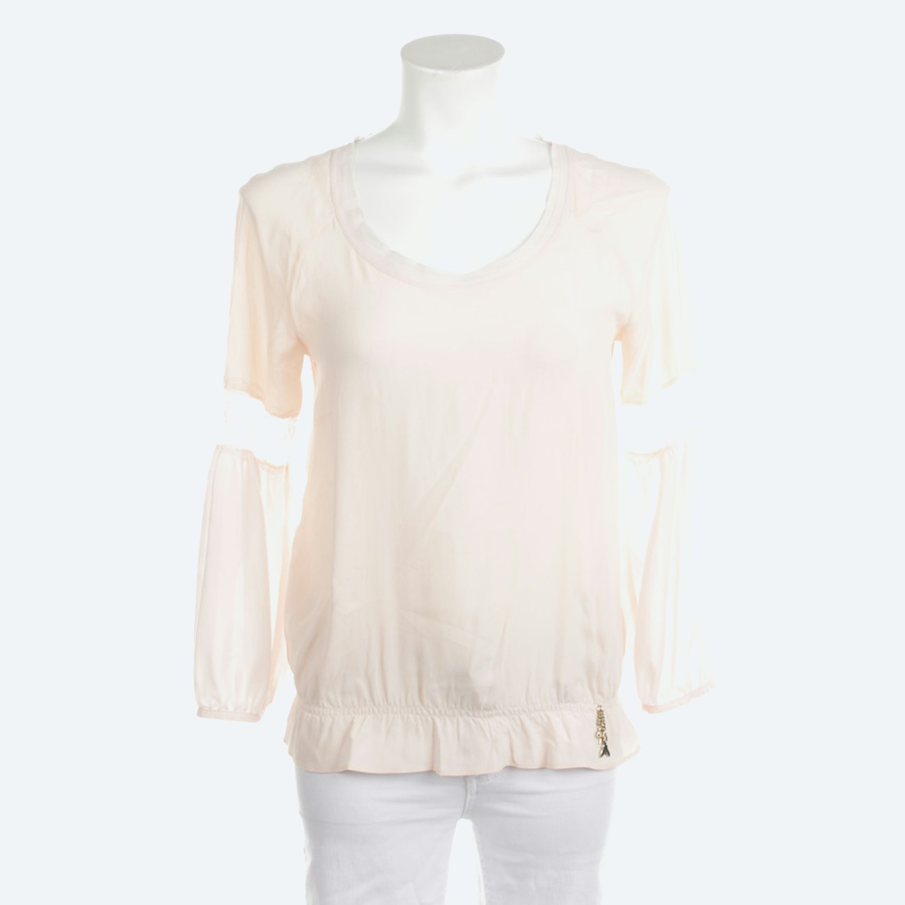 Image 1 of Shirt Blouse 34 Peach in color Yellow | Vite EnVogue