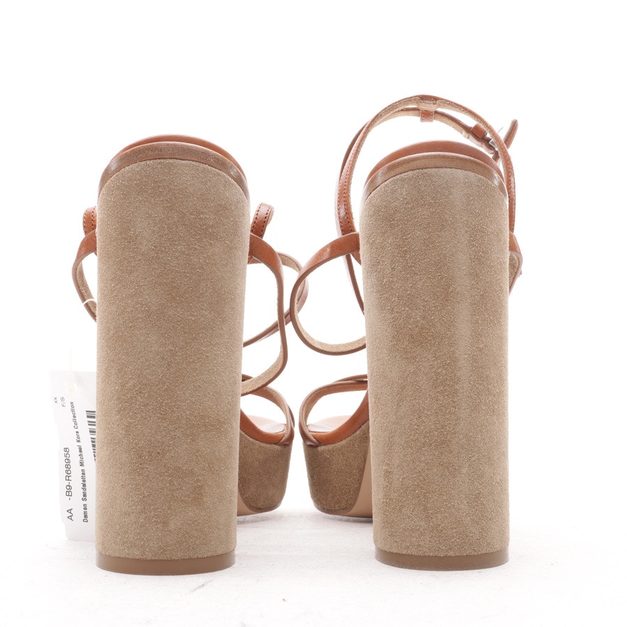 Image 3 of Heeled Sandals EUR 39.5 Brown in color Brown | Vite EnVogue