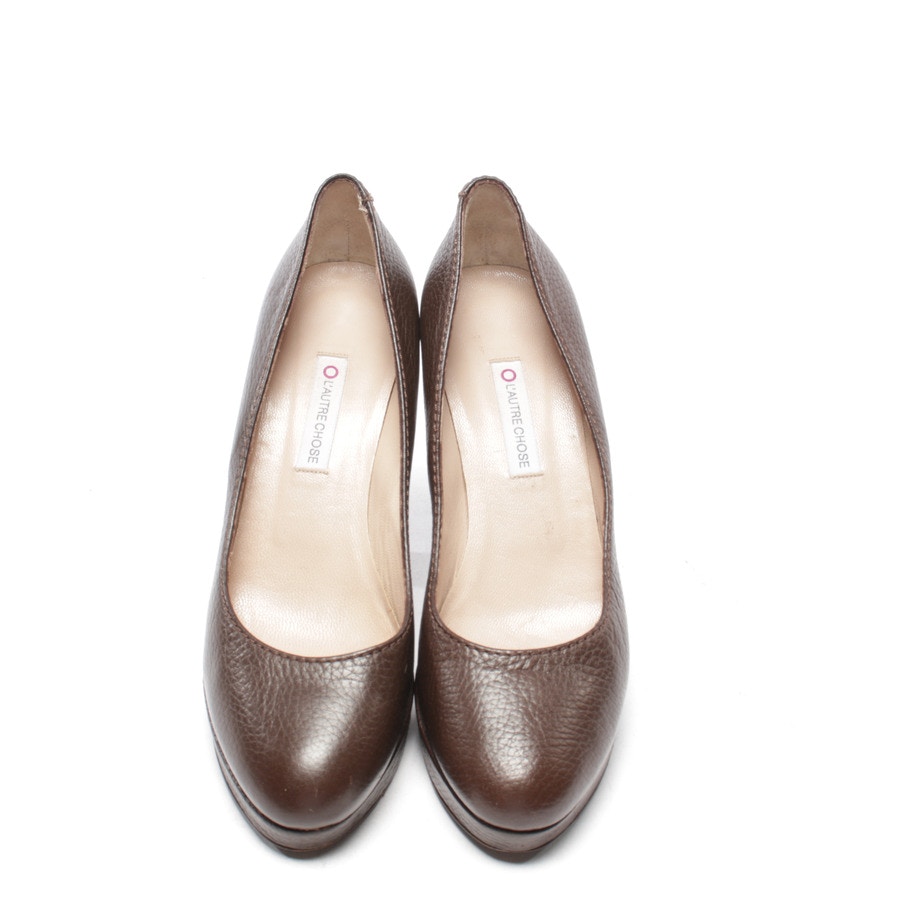 Image 2 of High Heels EUR38 Brown in color Brown | Vite EnVogue