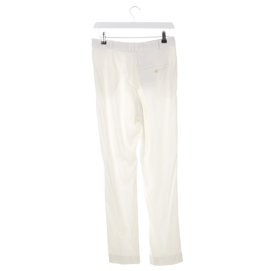 Image 2 of Trousers 34 Ivory in color White | Vite EnVogue