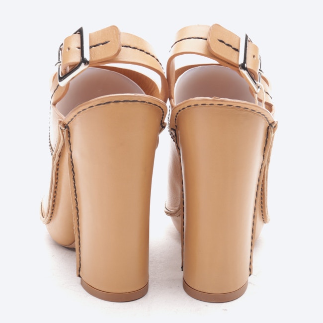 Image 3 of Heeled Mules EUR 38.5 Tan in color Brown | Vite EnVogue