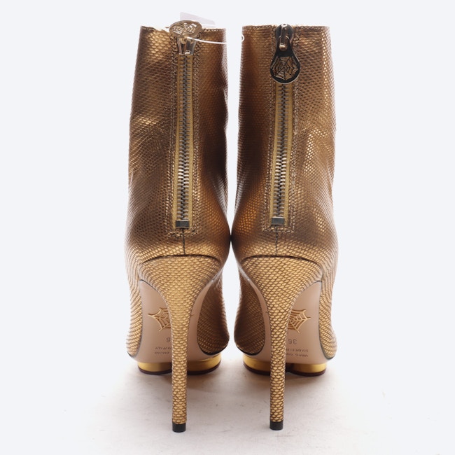 Image 3 of Ankle Boots EUR 36 Gold in color Metallic | Vite EnVogue