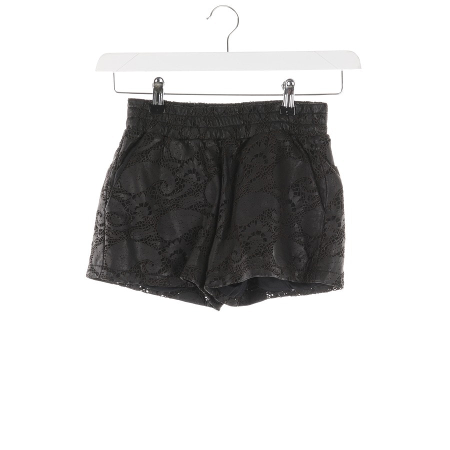 Image 1 of Leather Shorts 34 Dark brown in color Brown | Vite EnVogue