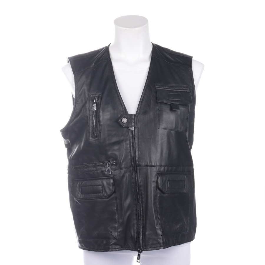 Image 1 of Leather Vest XL Black in color Black | Vite EnVogue
